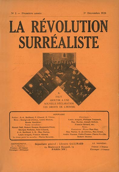 La Rvolution Surraliste n1