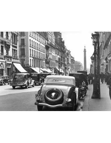 rue de la Paix, Paris Rue de la Paix, cars, vehicles, passers-by, V...