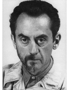 Man Ray, half-shaved Selfportrait, Man Ray half shaved face Man Ray...