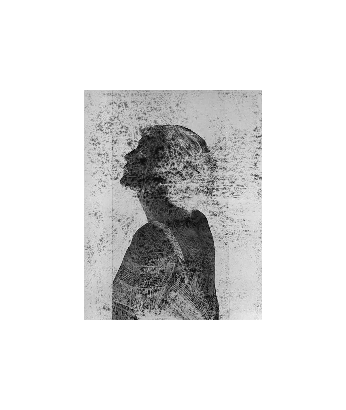 manray|Man Ray photo / TELIMAGE|Sans titre (femme profil, négatif)||Femmes