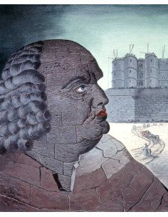 Portrait imaginaire de D.A.F. de Sade 2ème peinture - portrait du m...