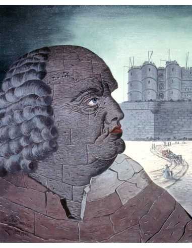 Portrait imaginaire de D.A.F. de Sade 2ème peinture - portrait du m...