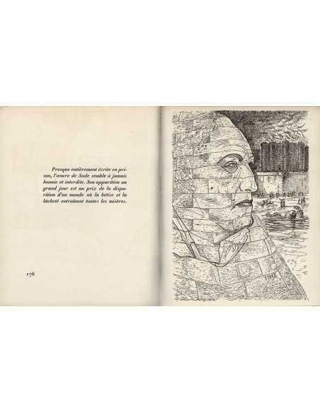 Les Mains Libres, p.177 : Sade Imaginary portrait of the Marquis DA...