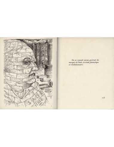 Les Mains Libres, p.174 : Sade Imaginary portrait of the Marquis DA...