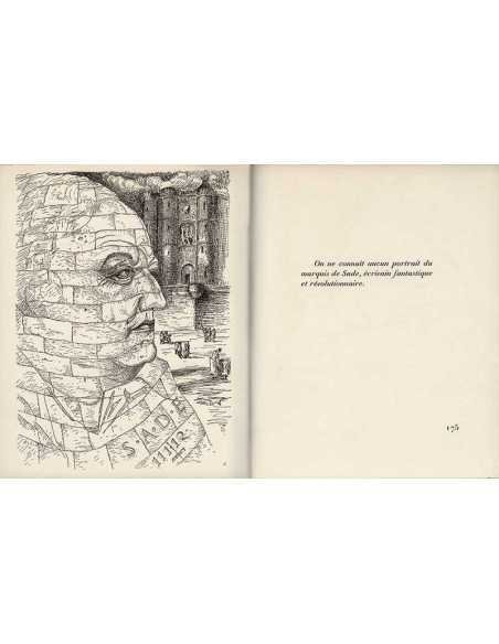 Les Mains Libres, p.174 : Sade Imaginary portrait of the Marquis DA...