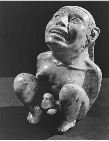 Objet précolombien statuette, photo pour les Cahiers d'Arts, C. Zer...