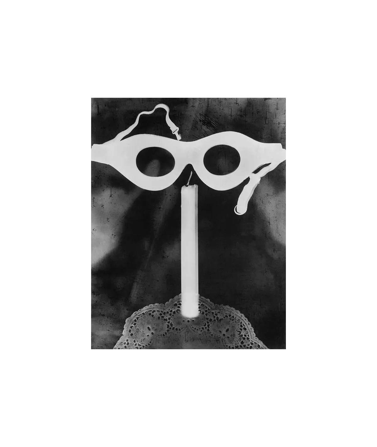 manray|Man Ray photo / TELIMAGE|Rayography mask, canddle||Rayographs