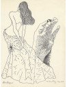 Les Mains Libres, p.69 : Comic Burlesque / Comic Bare-chested woman...