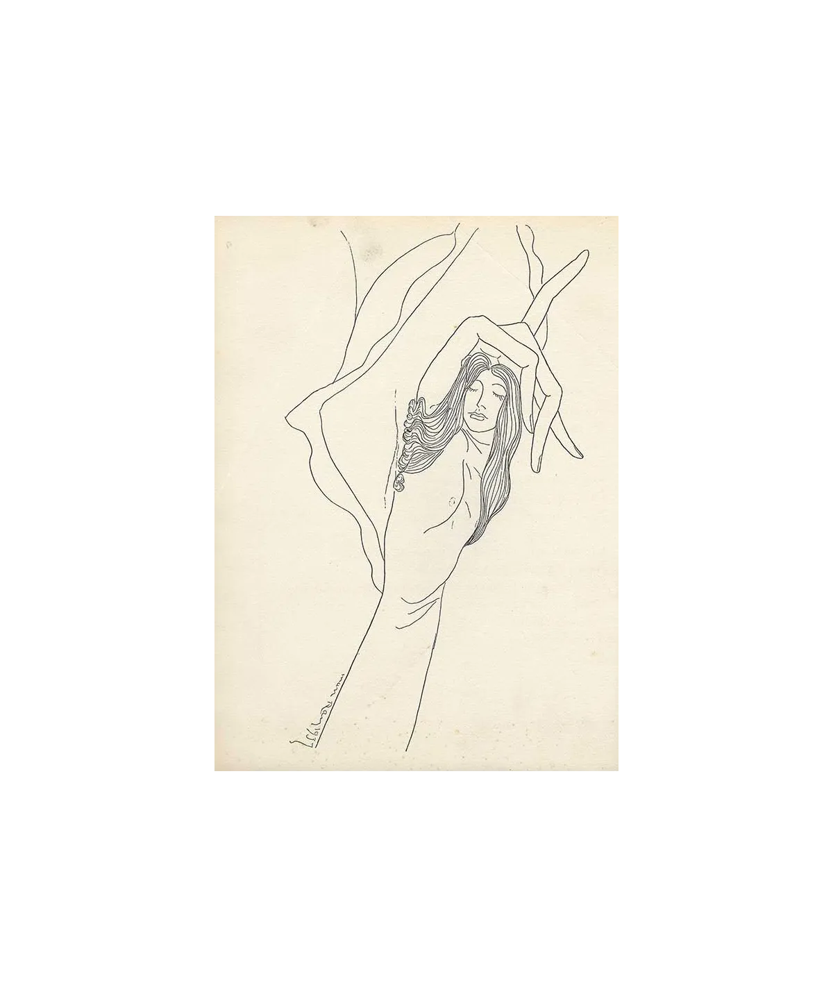 manray|Man Ray photo / TELIMAGE|Les Mains Libres, p.96 : Beautiful hand||Drawing