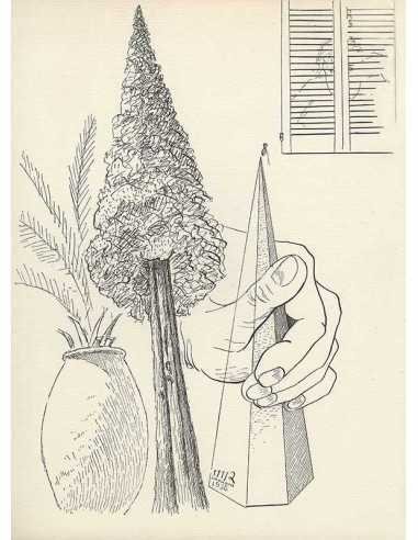 Les Mains Libres, p.126 : The spy L'espion / The spy : Jar of flowe...