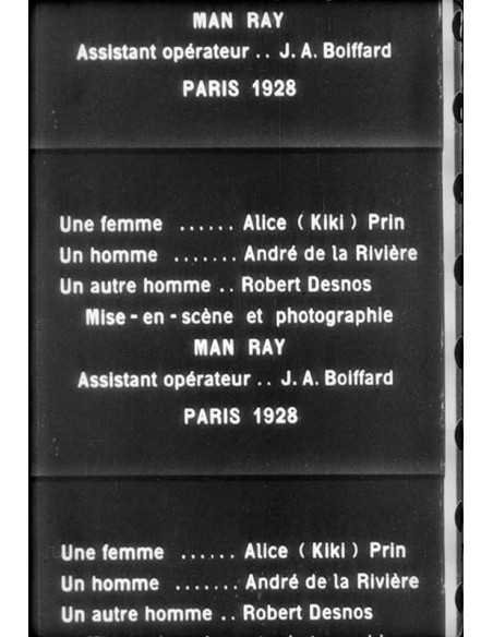 L'Étoile de Mer extrait du film de Man Ray - générique L'Étoile de Mer