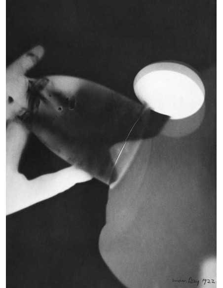 Rayographie profil Kiki profil de Kiki de Montparnasse avec verre e...