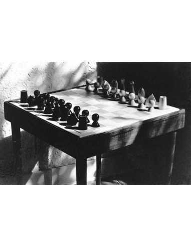 Table de jeu d'echec Table échiquier avec pions de Man Ray Table de...