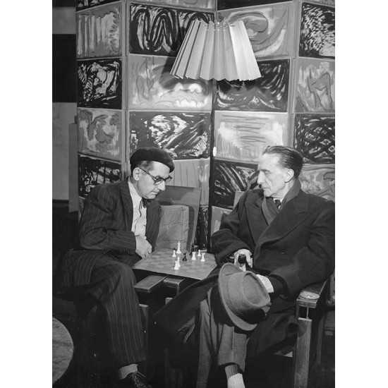 Man Ray et Marcel Duchamp...