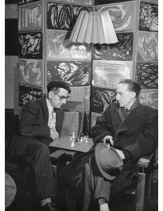 Man Ray et Marcel Duchamp jouant aux échecs Man Ray et Marcel Ducha...