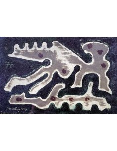 Mythologie moderne peinture - huile sur toile 32,5 x 21,5 cm Mythol...