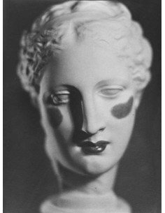 La science de la beauté tête en plâtre maquillée (Helena Rubinstein...