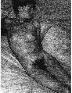 Juliet nue tramé femme nue tramée avec papier de soie Juliet nue tramé