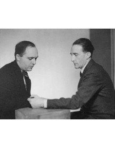 Vitaly Halberstadt et Marcel Duchamp portrait de deux hommes, face ...
