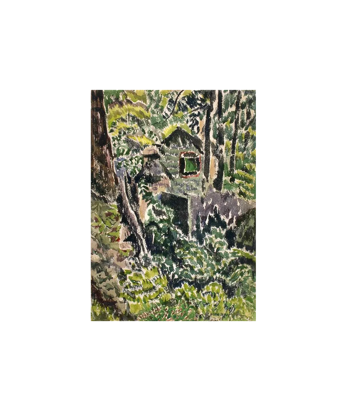 manray|Man Ray photo / TELIMAGE|Cabin in the wood||Painting