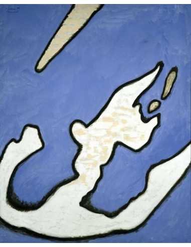 Piscinema Silhouette profils de Juliet et Man Raypeinture - huile s...