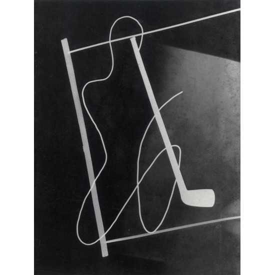 Rayographie (pipe-fil) pipe, fil publié dans album Photographs by M...