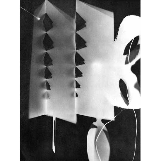 Rayographie publié dans album Photographs by Man Ray 1920-Paris-193...