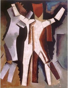 Dance ou Dance interpretative peinture, huile sur toile - danseurs ...