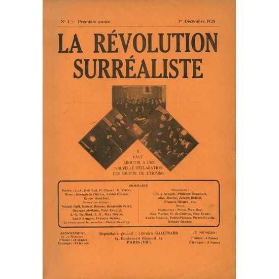 La Révolution Surréaliste n°1