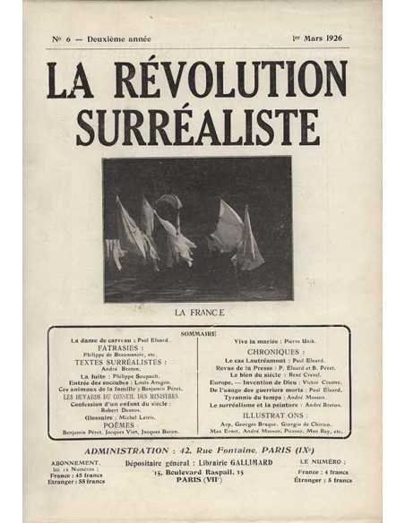 La Révolution Surréaliste n°6 couverture de "La Révolution Surréali...