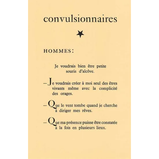 La photographie n'est pas l'art (Photography is no Art) Convulsionn...