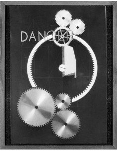 Dancer - Danger / L'impossible objet - engrenage roue avec lettrage...