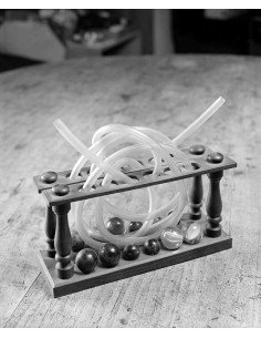 Nécessaire à fumer Support à éprouvettes en bois, tuyau en plastiqu...