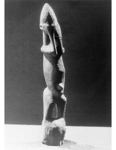 statuette Dogon statuette Dogon du Mali, bois, collection Carl Kjer...