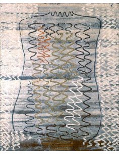 tableau à ton goût peinture - buste avec zebrures tableau à ton goût