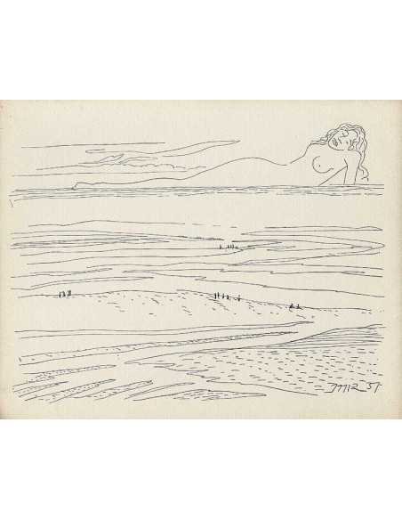 Les Mains Libres, p.117 : La plage Livre Les Mains Libres (dessin d...