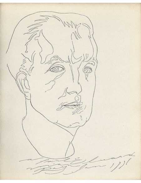 Les Mains Libres, p.189 : Paul Eluard inscription : Paul Eluard / R...