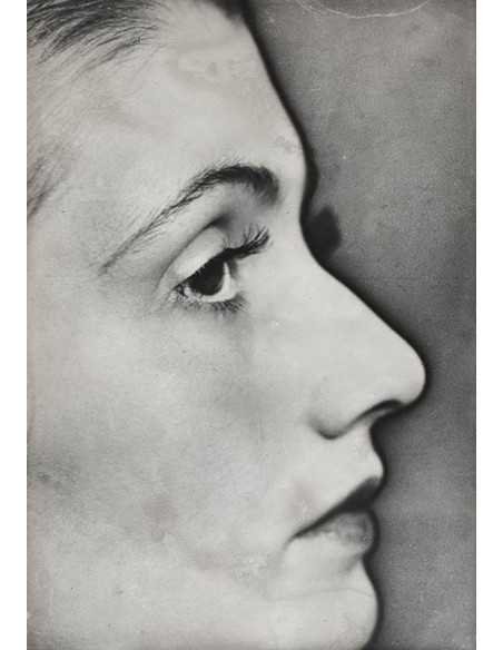 No title (woman profile)   female profile close-up Album Photograph...