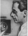 Man Ray (with camera) selfportrait with camera, profile portrait of...
