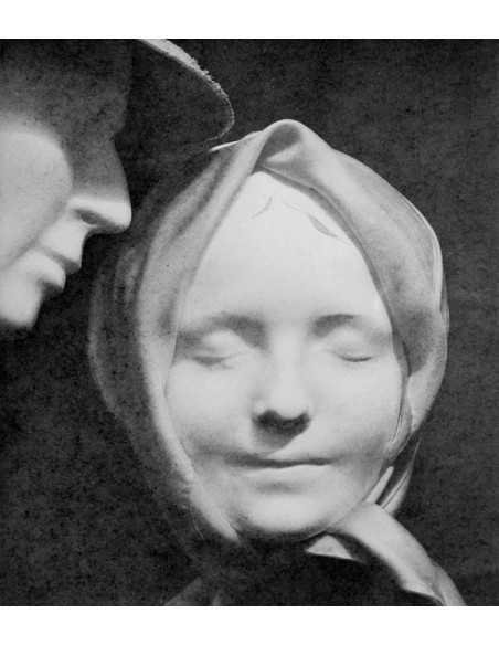 L'Inconnue de la Seine (Aurélien) visage en plâtre, masque de L'Inc...
