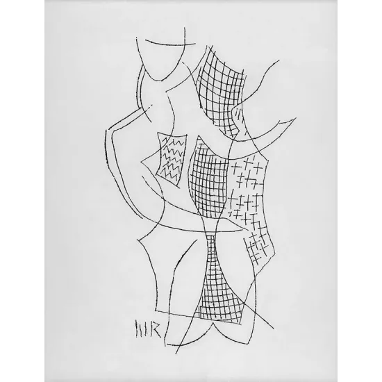 manray|Man Ray photo / TELIMAGE|Glass-plate : Anne||Glass plate drawing