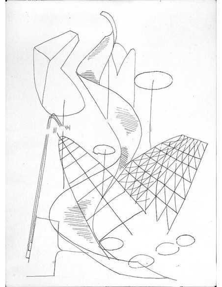 Glass Plate surrealist drawing draughtboard Glass-plate : drypoint ...