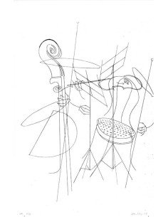 Cliché Verre Quartet Cliché-verre : dessin par pointe sèche sur pla...