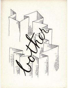 Bother dessin pour illustrer la lettre B Alphabet for Adults - 1948...