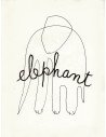 Elephant dessin pour illustrer la lettre E Alphabet for Adults - 19...
