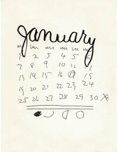 January dessin pour illustrer la lettre J Alphabet for Adults - 194...