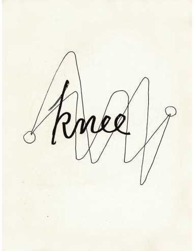 Knee dessin pour illustrer la lettre K Alphabet for Adults - 1948 (...