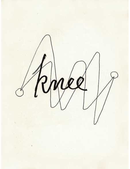 Knee dessin pour illustrer la lettre K Alphabet for Adults - 1948 (...