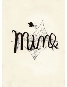 Mine dessin pour illustrer la lettre M Alphabet for Adults - 1948 (...