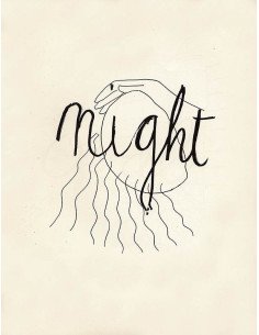 Night dessin pour illustrer la lettre N Alphabet for Adults - 1948 ...